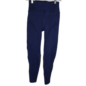 Fabletics Navy Blue High Waisted SculpKnit Women's Athletic Leggings L